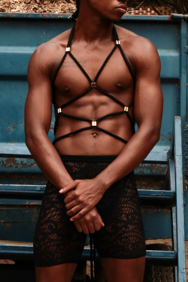 Rolling Shi Body Harness - Black-Rolling-Pole Junkie