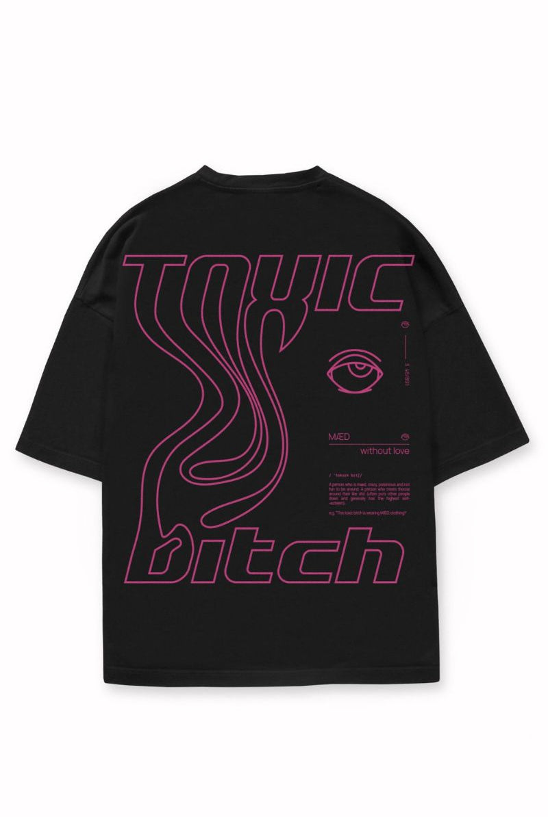 MÆD Toxic Bitch T-Shirts- Black-MÆD-Pole Junkie