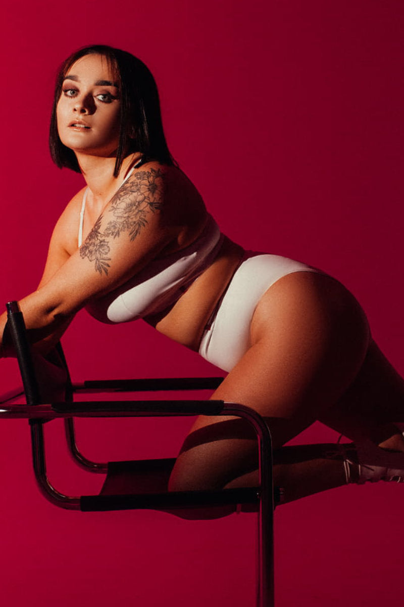 Pole Addict Bliss Top - White-Pole Addict-Pole Junkie