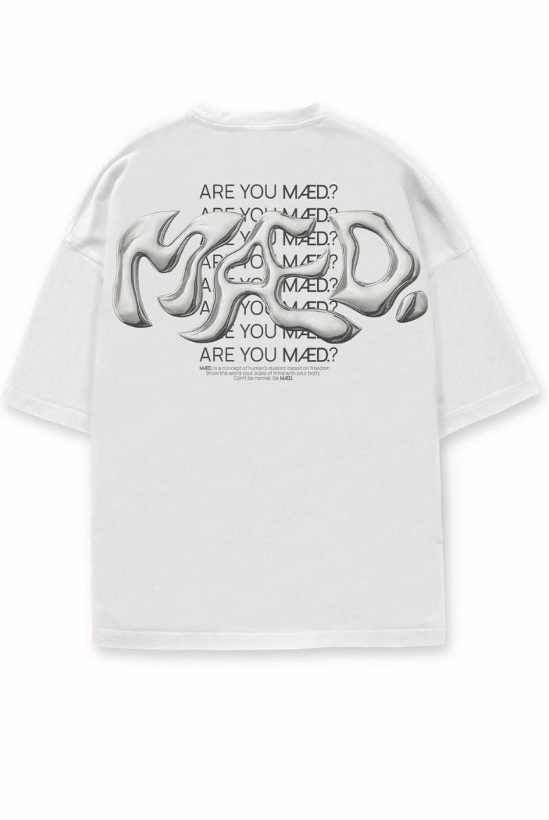 MÆD Liquid T-Shirts - White-MÆD-Pole Junkie