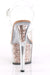 Pleaser USA Adore-708G Glitter Filled 7inch Pleasers - Rose Gold-Pleaser USA-Pole Junkie