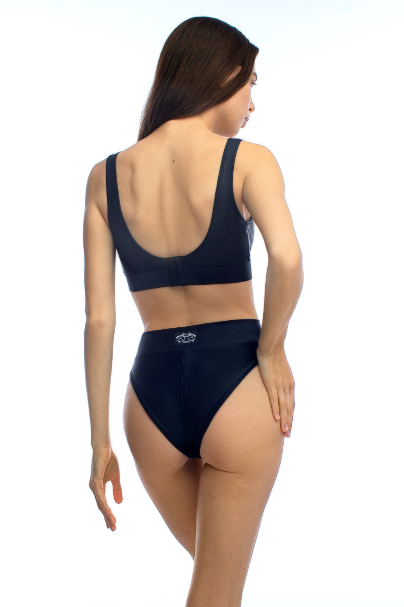 Shark Polewear Penelope Top - Obsidian-Shark Polewear-Pole Junkie