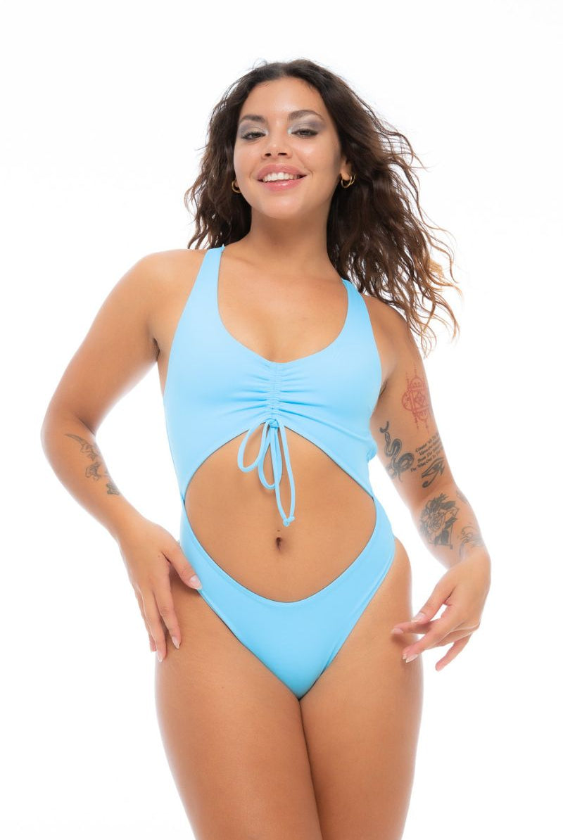 Nona Perkasa Hotline Bodysuit - Sky Blue-Nona Perkasa-Pole Junkie