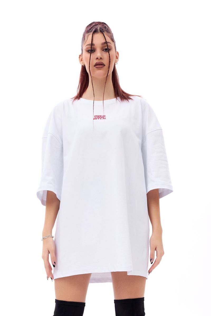 MÆD Toxic Bitch T-Shirts - White-MÆD-Pole Junkie