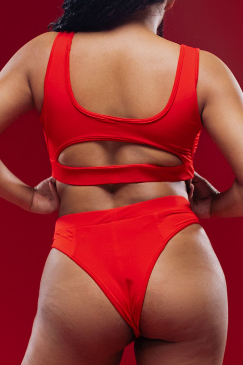 MÆD Offset Bottoms - Red-MÆD-Pole Junkie