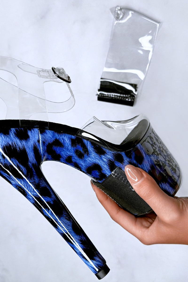 Hella Heels Stiletto Protectors - Clear & Black-Hella Heels-Pole Junkie