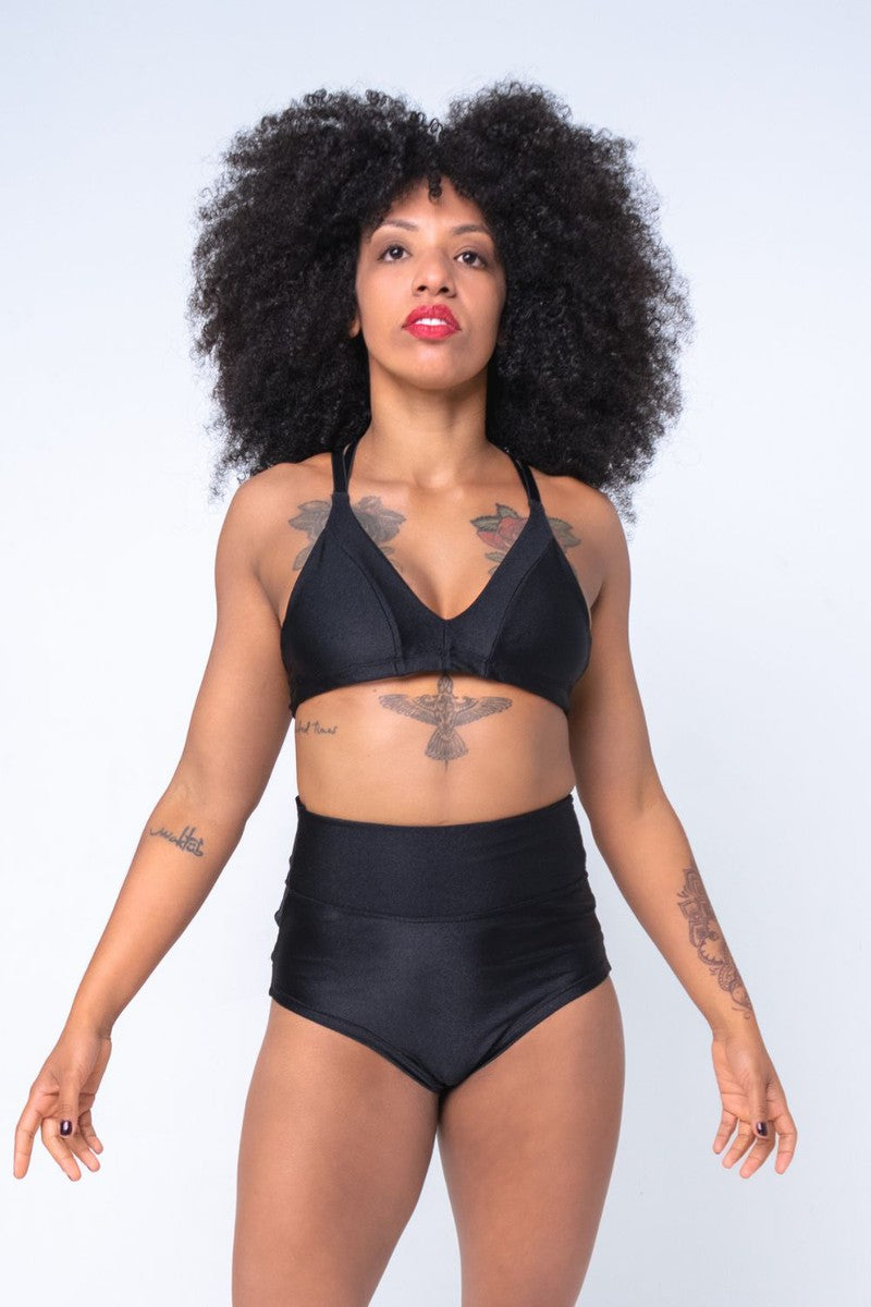 Sorte Scandal Hot Pants - Black-Sorte-Pole Junkie