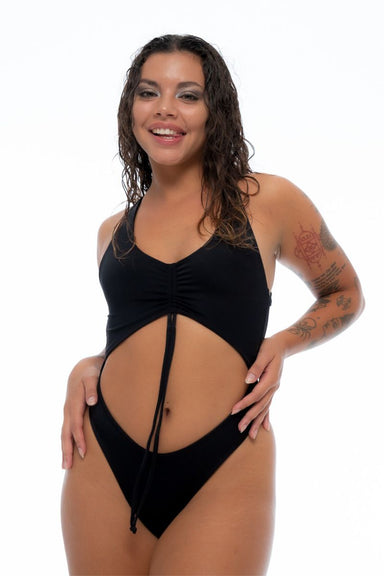 Nona Perkasa Hotline Bodysuit - Black-Nona Perkasa-Pole Junkie