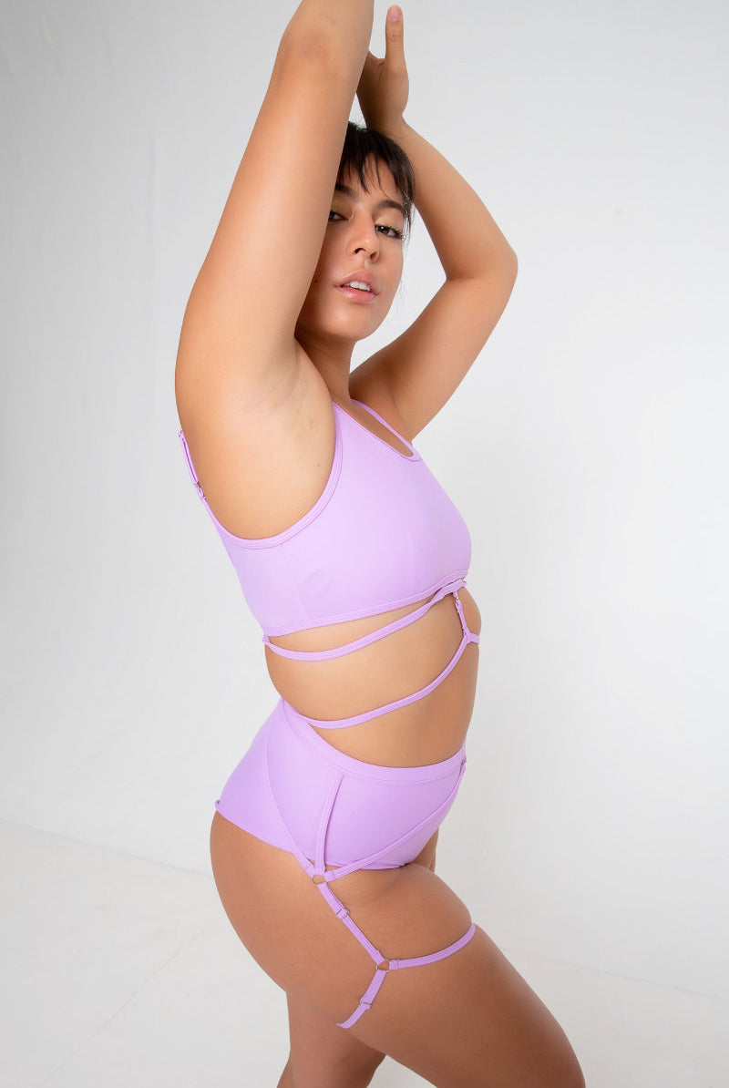Nona Perkasa Angel Bottoms - Mauve-Nona Perkasa-Pole Junkie