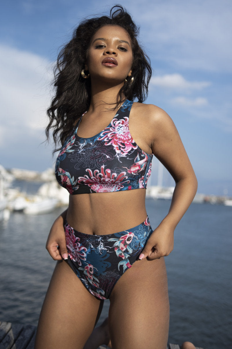 Pole Addict Mona High Leg Bottoms - Koi-Pole Addict-Pole Junkie