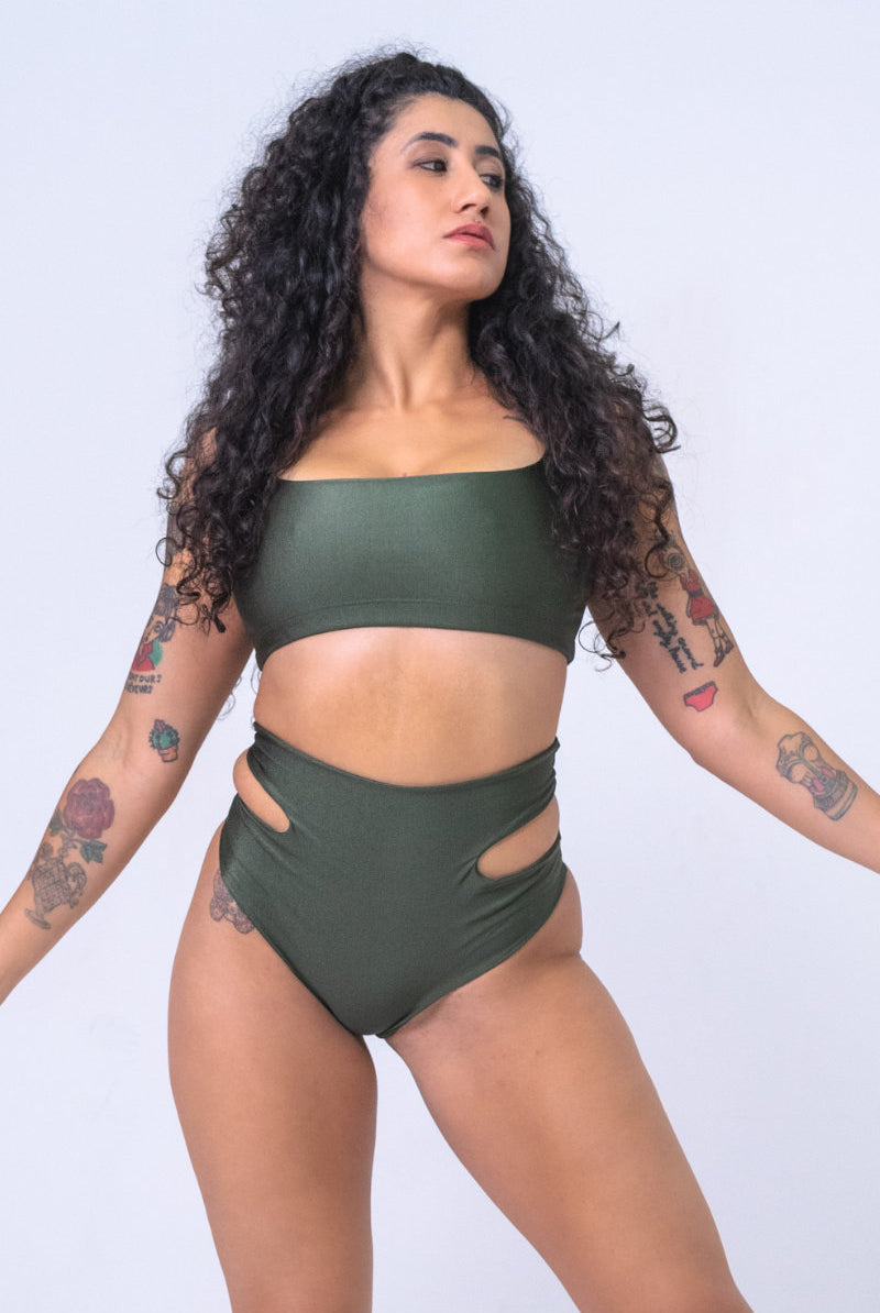 Sorte Instinct Top - Seaweed-Sorte-Pole Junkie