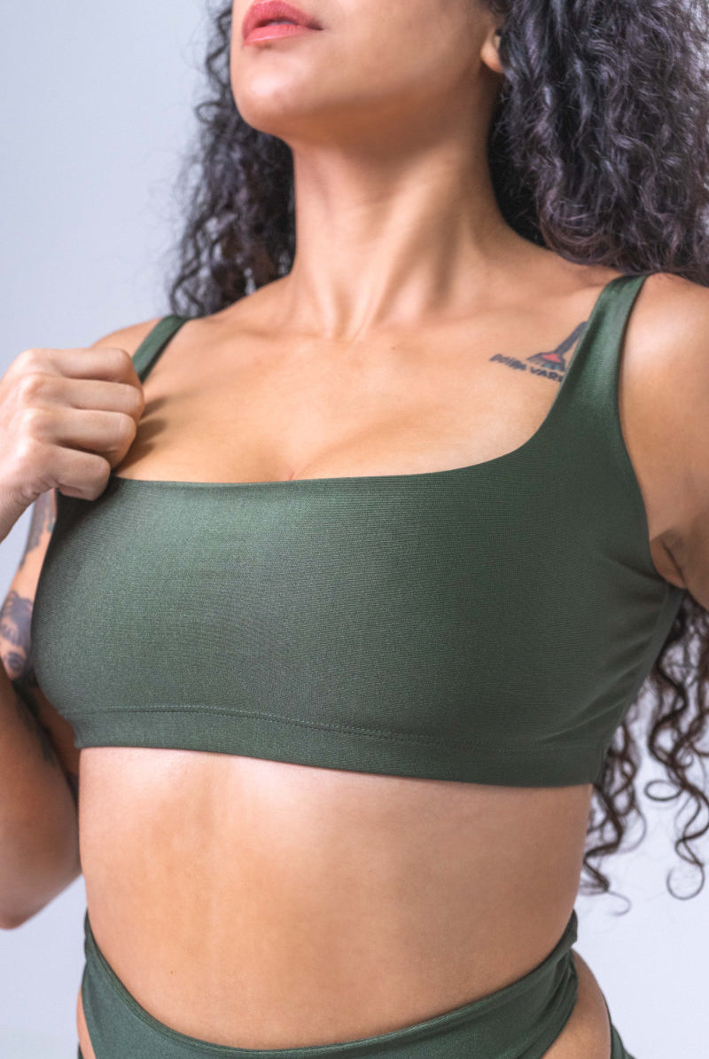 Sorte Instinct Top - Seaweed-Sorte-Pole Junkie