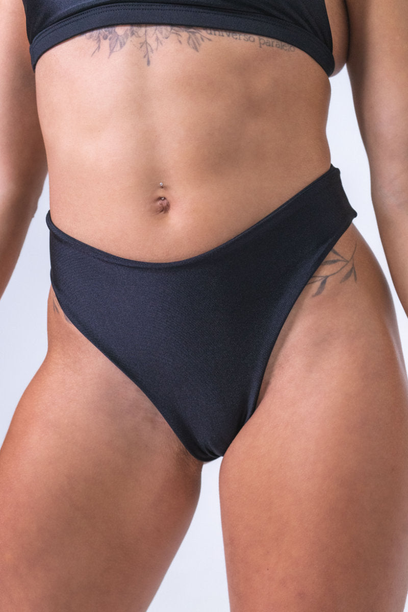 Sorte Serpent Bottoms - Black-Sorte-Pole Junkie