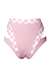 Hamade Activewear High Waisted Bottoms - Checkered Light Pink-Hamade Activewear-Pole Junkie