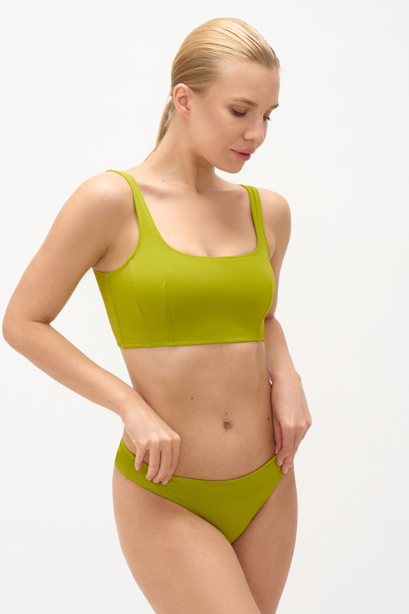 Shark Polewear Boston Shorts - Lime-Shark Polewear-Pole Junkie