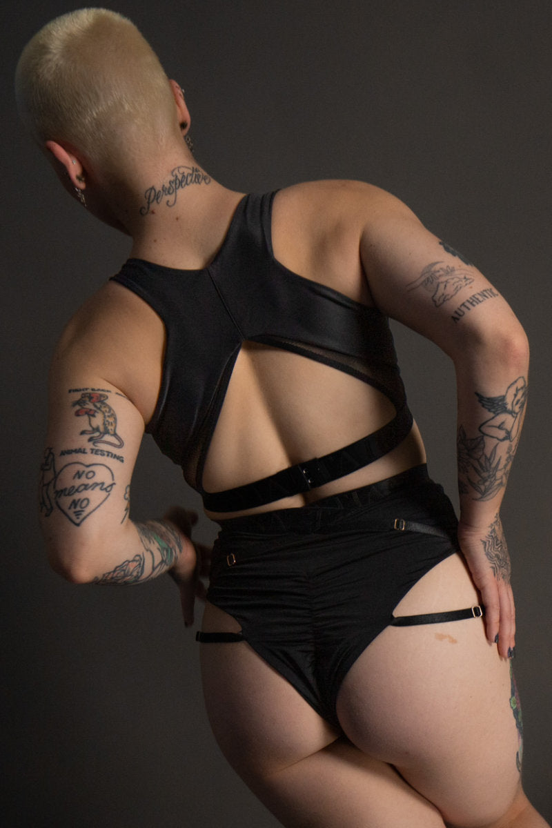 Tatiana Activewear Perla Shorts - Black-Tatiana Activewear-Pole Junkie