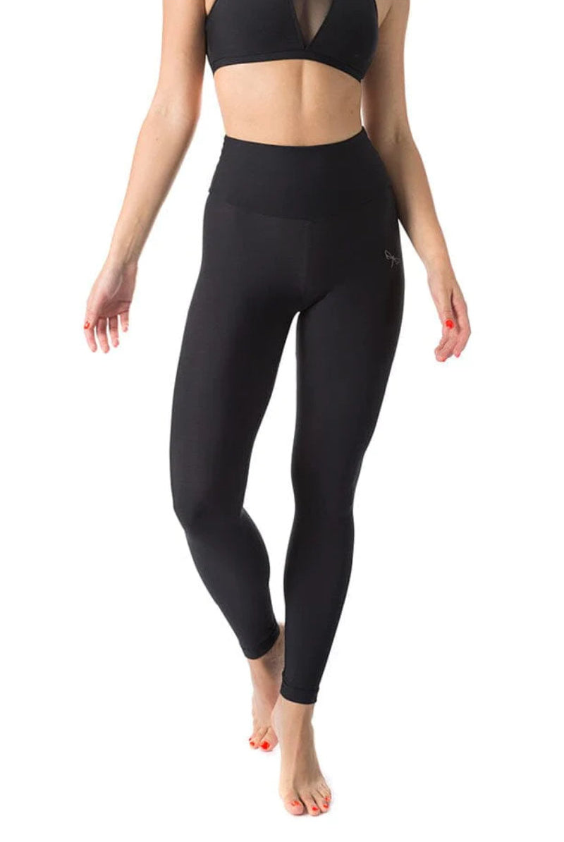 Dragonfly Adele Leggings - Black-Dragonfly-Pole Junkie