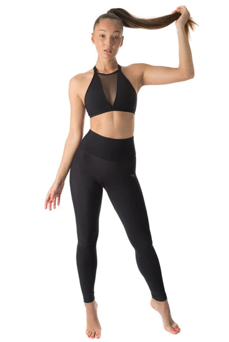 Dragonfly Adele Leggings - Black-Dragonfly-Pole Junkie