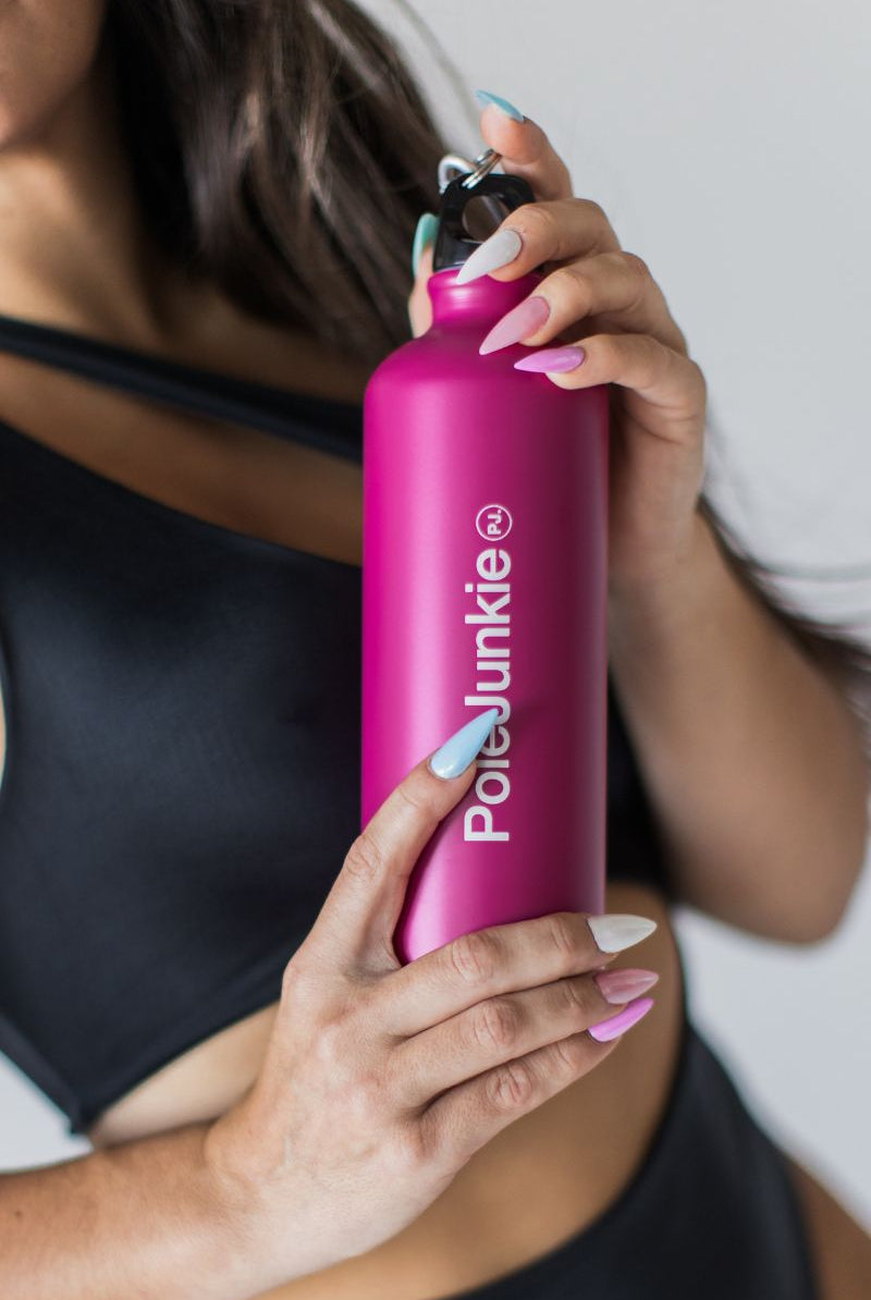 Pole Junkie Water Bottle - Pink-Pole Junkie-Pole Junkie