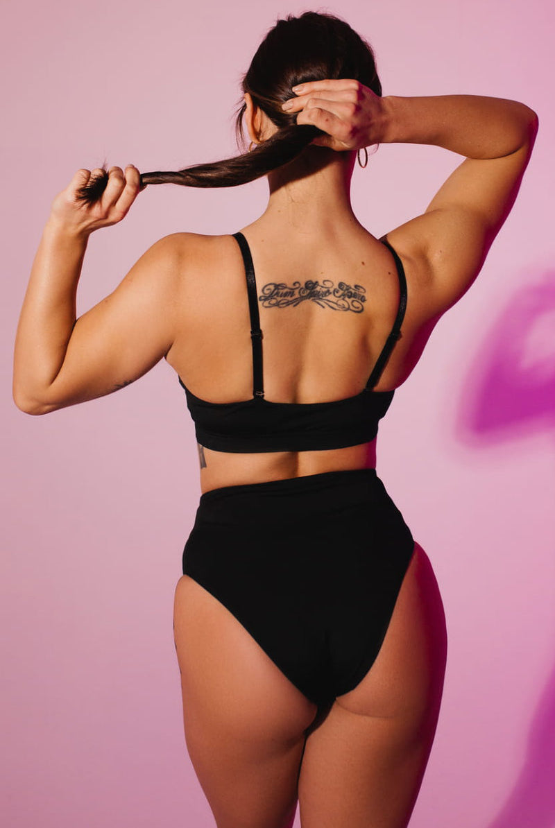 Pole Addict Bliss Top - Black-Pole Addict-Pole Junkie