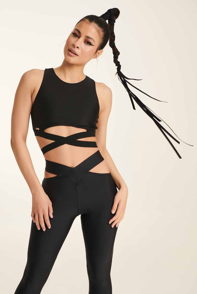 Paradise Chick Iconic Leggings - Black-Paradise Chick-Pole Junkie