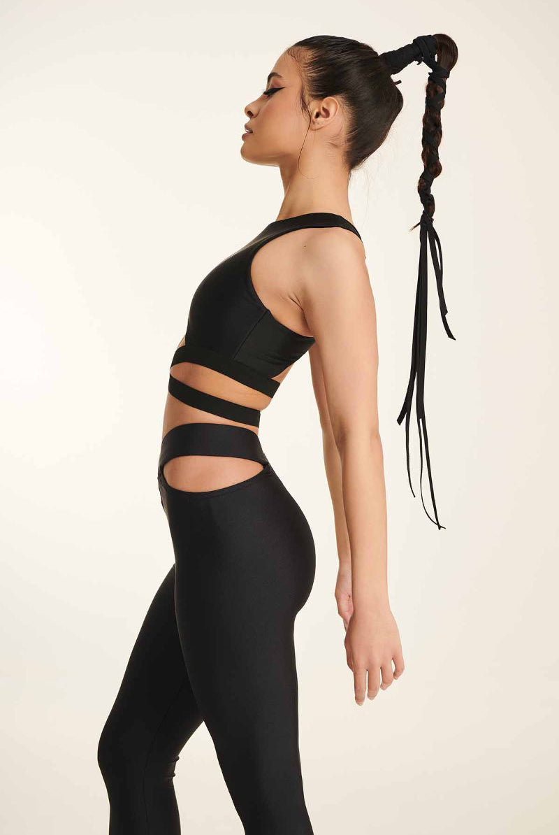 Paradise Chick Iconic Leggings - Black-Paradise Chick-Pole Junkie