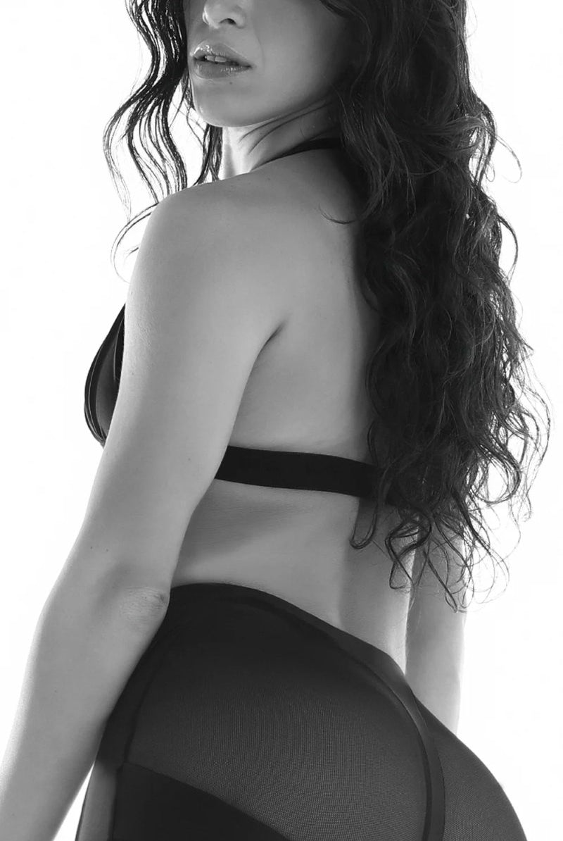 Rolling Linger Triangle Top - Black-Rolling-Pole Junkie