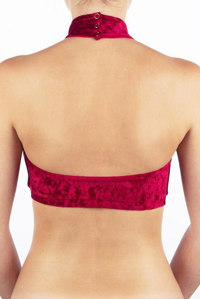 Dragonfly Lisette Top - Velvet Red-Dragonfly-Pole Junkie