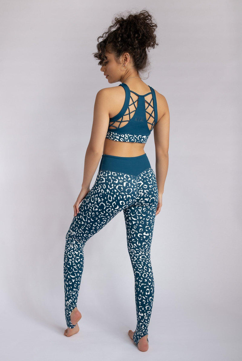 CXIX Gecko Grip Leggings - Twilight Leopard-Creatures of XIX-Pole Junkie