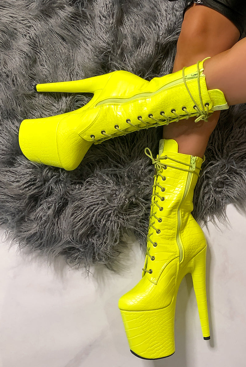 Hella Heels OH SNAP Boots - 8inch-Hella Heels-Pole Junkie