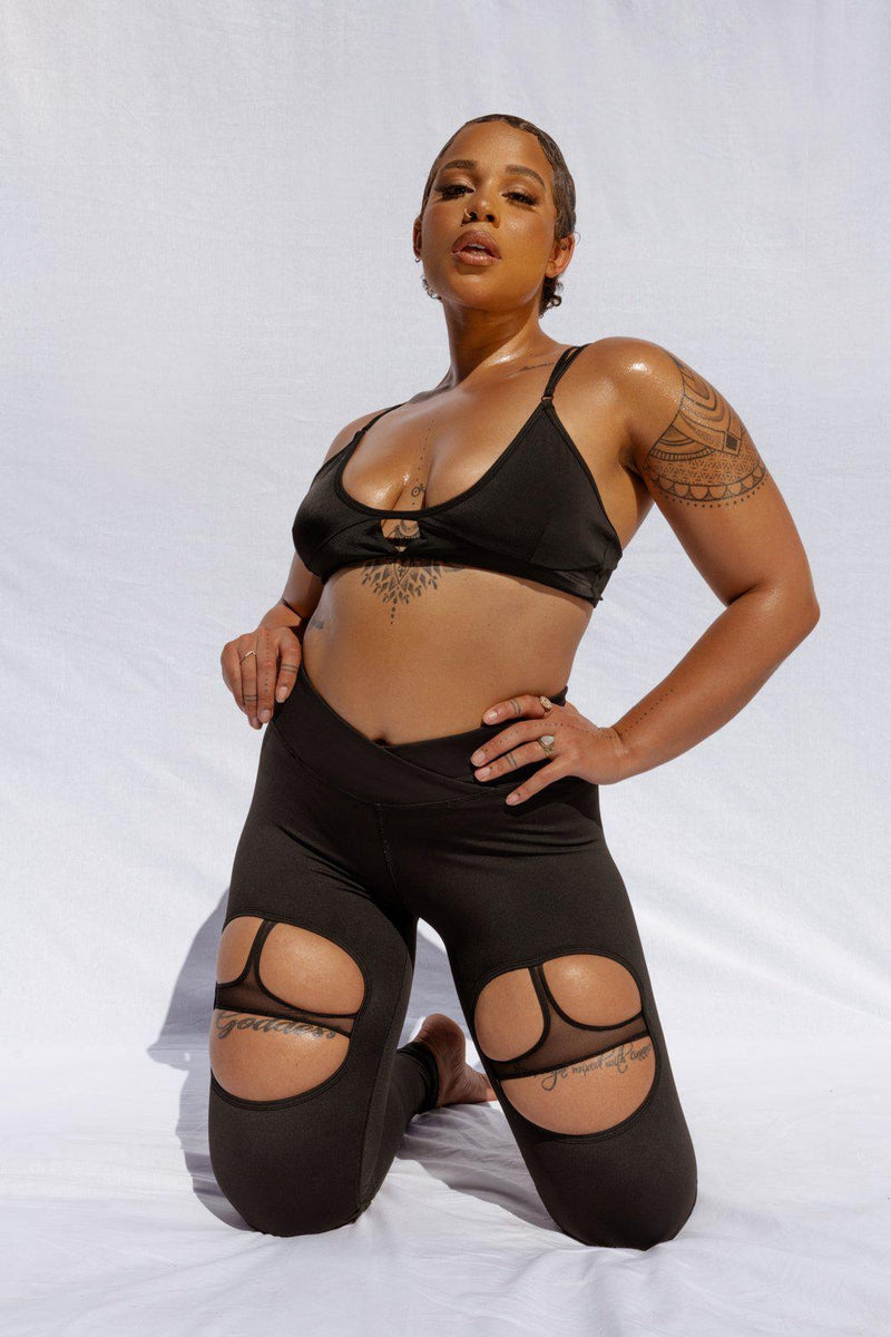 CXIX BaddieBabe Top - Black-Creatures of XIX-Pole Junkie