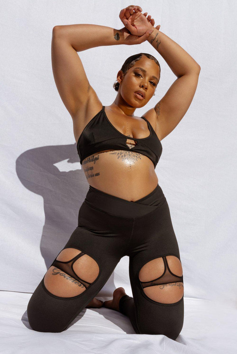 CXIX InstaBaddie Leggings - Black-Creatures of XIX-Pole Junkie