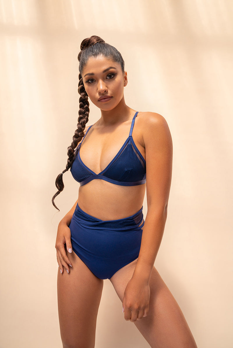 Lunalae Daisy Top - Recycled Navy-Lunalae-Pole Junkie