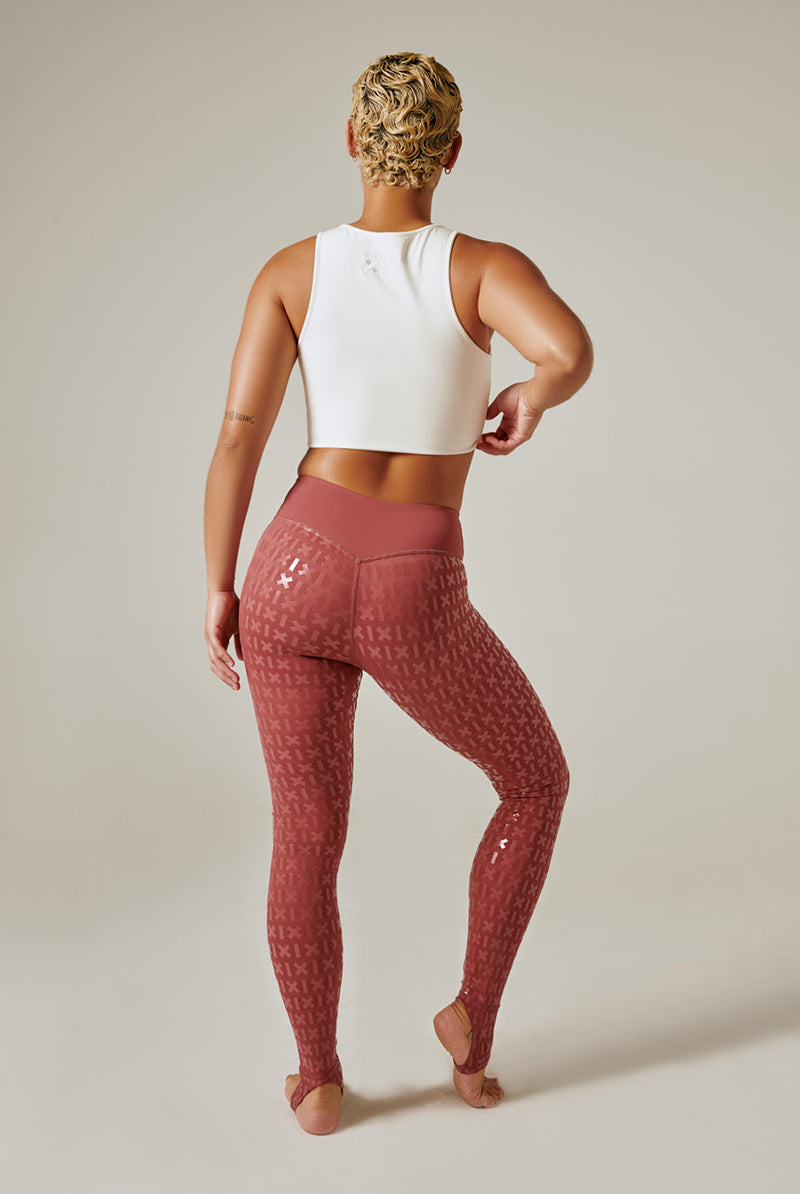 CXIX Gecko Grip Leggings - Mauve-Creatures of XIX-Pole Junkie