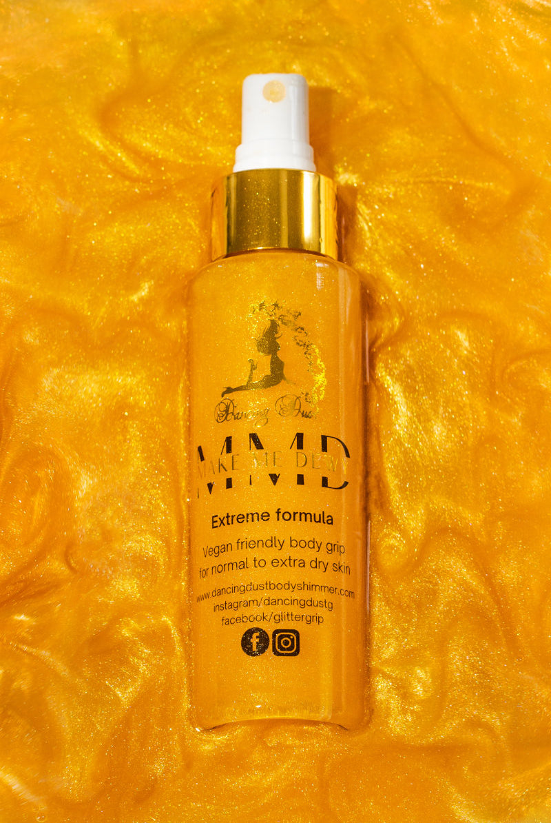 Dancing Dust Make Me Dewy Extreme - Gold (100ml)-Dancing Dust-Pole Junkie