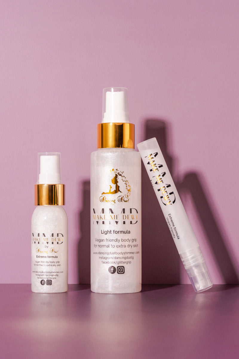 Dancing Dust Make Me Dewy Light - Silver (100ml)-Dancing Dust-Pole Junkie