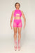 CXIX Dollhaus Mesh Biker Shorts - Barbie Pink-Creatures of XIX-Pole Junkie