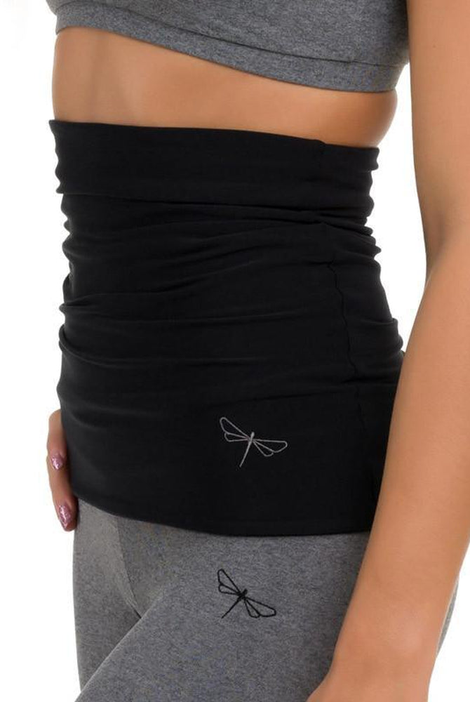 Dragonfly Back Warmer - Black-Dragonfly-Pole Junkie