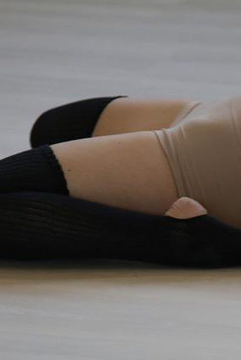 Rolling Cotton Original Thigh High Leg Warmers with Stirrups - Black-Rolling-Pole Junkie