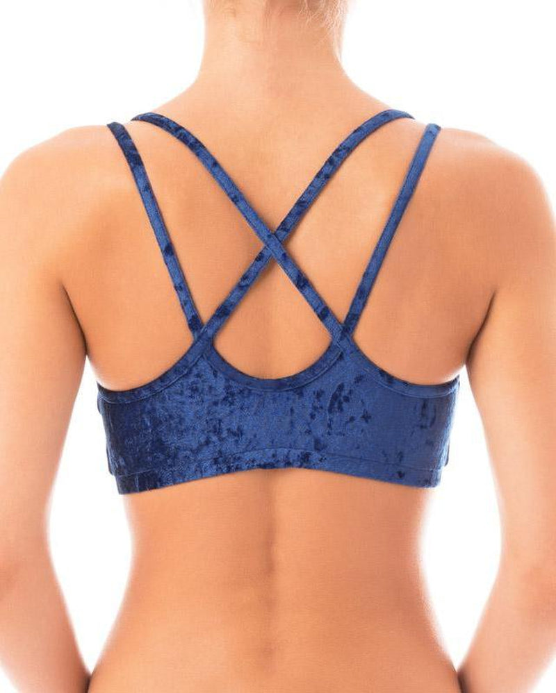 Dragonfly Nicole Top - Velvet Blue-Dragonfly-Pole Junkie