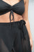 Lunalae High Waist Wrap Dance Skirt - Black-Lunalae-Pole Junkie