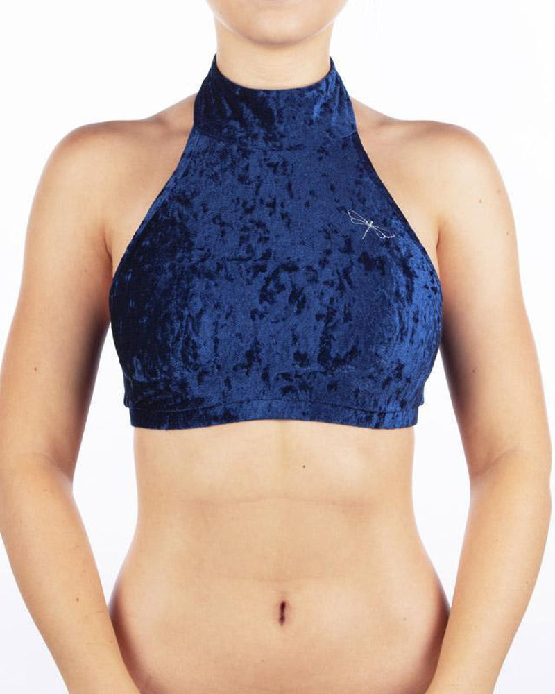 Dragonfly Lisette Top - Velvet Blue-Dragonfly-Pole Junkie