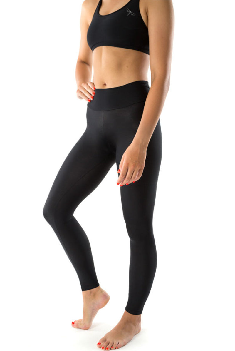 Dragonfly Adrianna Leggings - Black-Dragonfly-Pole Junkie