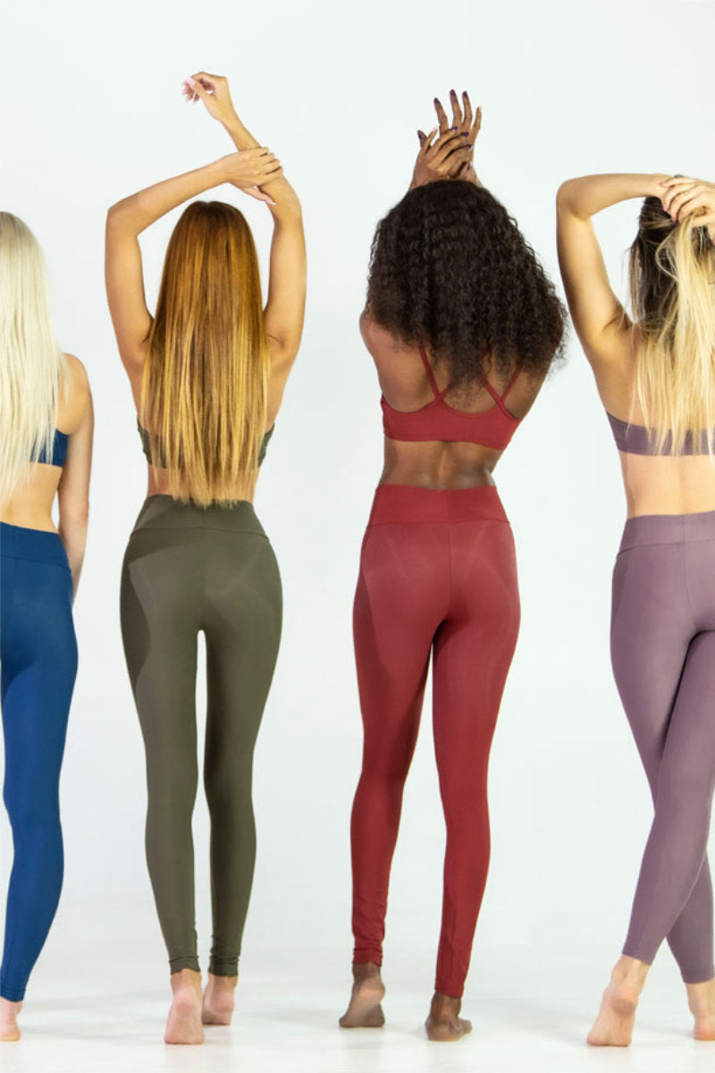 Dragonfly Adrianna Leggings - Burgundy-Dragonfly-Pole Junkie