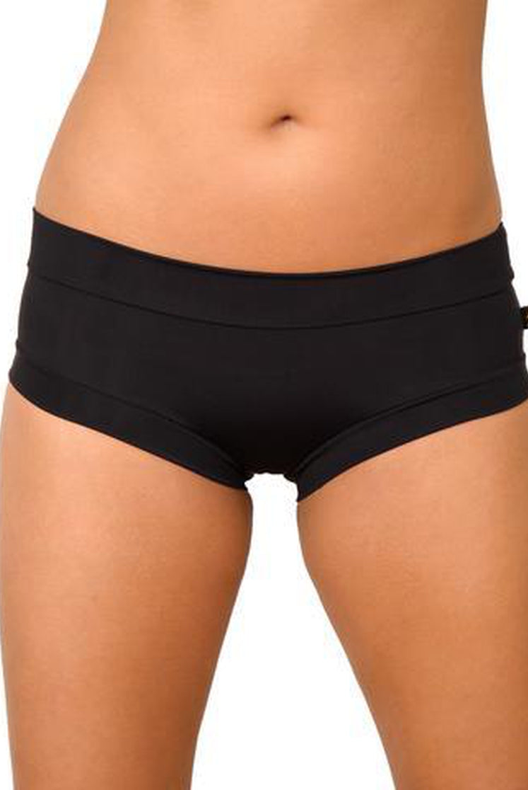 Cleo the Hurricane Essential Hot Pants - Black-Cleo the Hurricane-Pole Junkie
