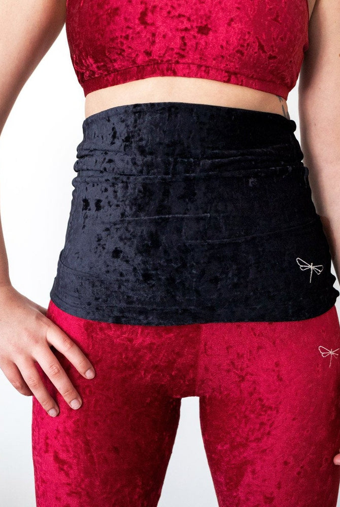 Dragonfly Back Warmer - Velvet Black-Dragonfly-Pole Junkie