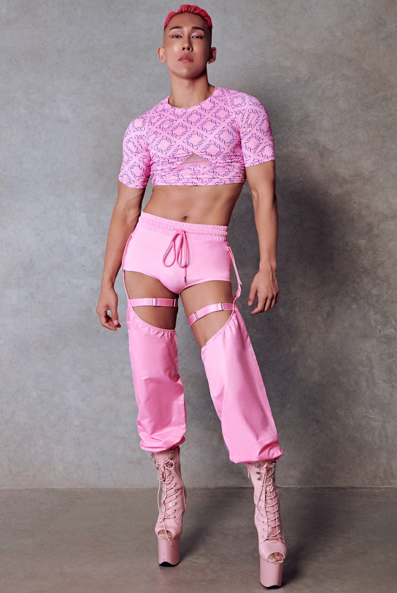 CXIX 119 Chaps - Pink-Creatures of XIX-Pole Junkie