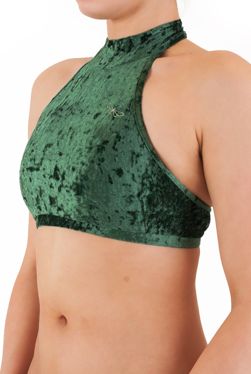 Dragonfly Lisette Top - Velvet Emerald-Dragonfly-Pole Junkie