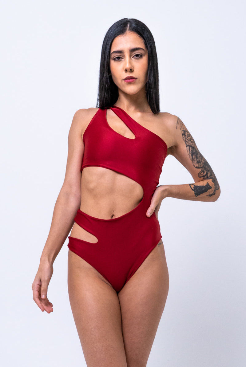 Sorte Under My Spell Bodysuit - Red-Sorte-Pole Junkie