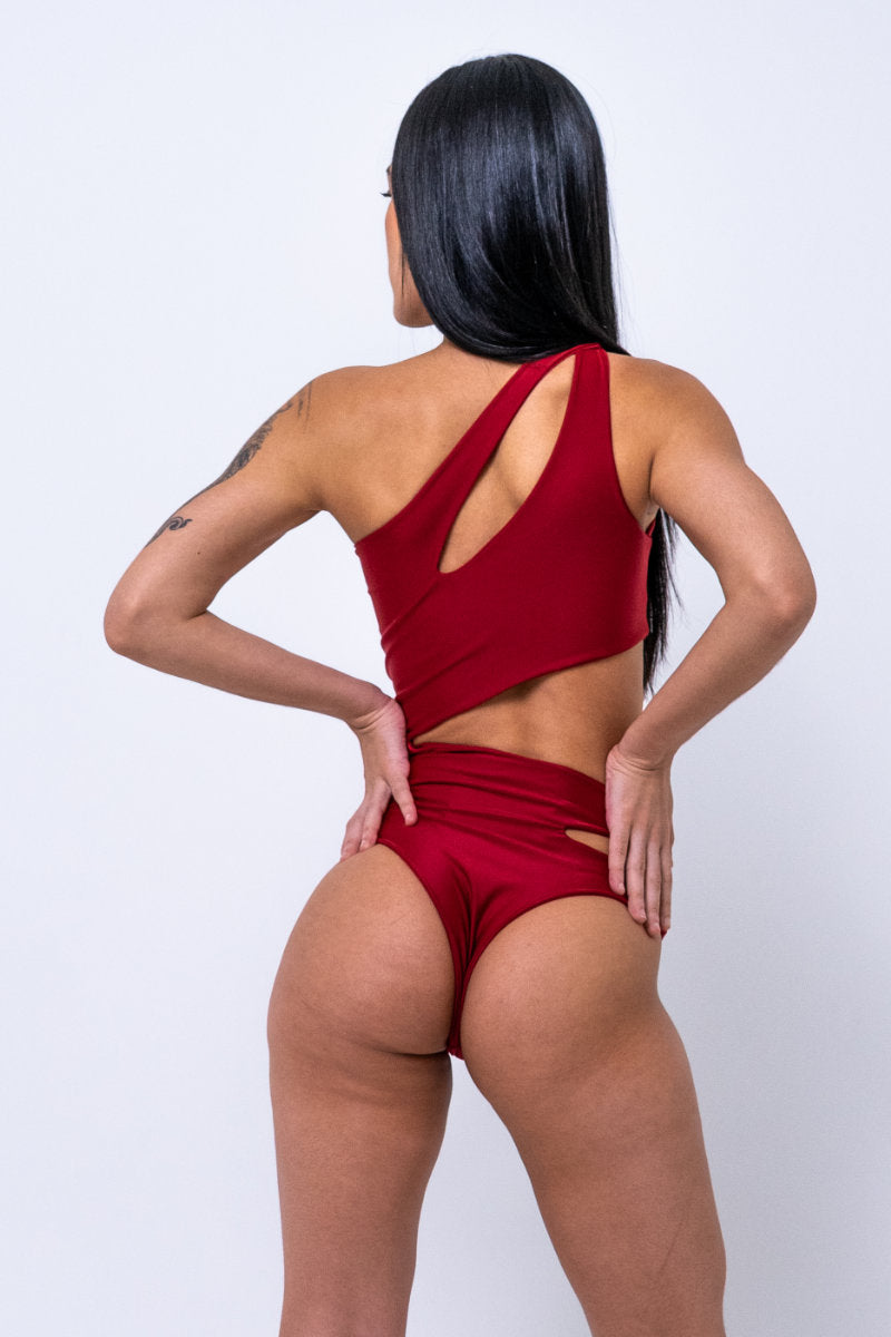 Sorte Under My Spell Bodysuit - Red-Sorte-Pole Junkie